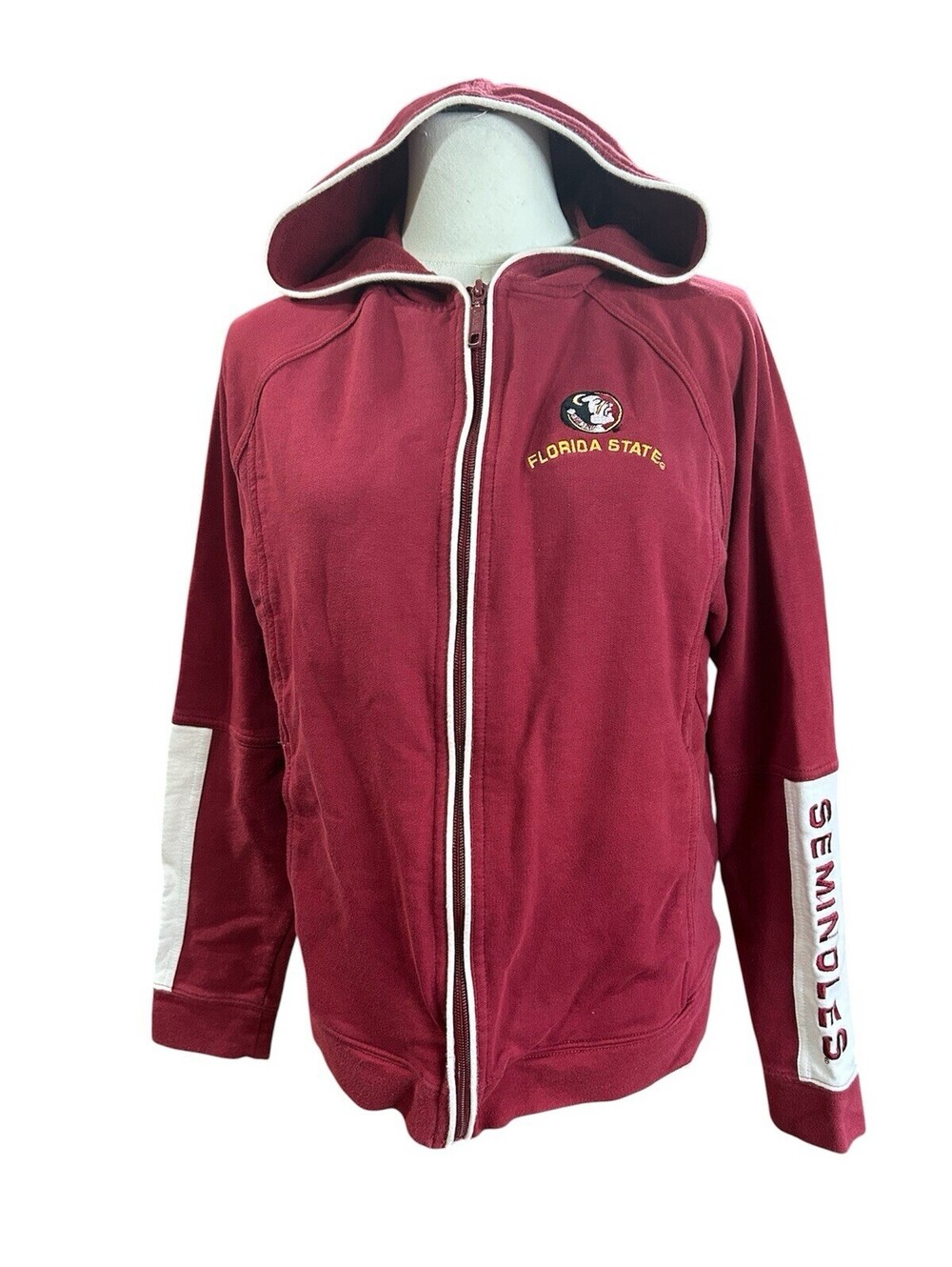 Red Oak Sportswear Womens Florida State Seminoles Hoodie Sweatshirt M Red